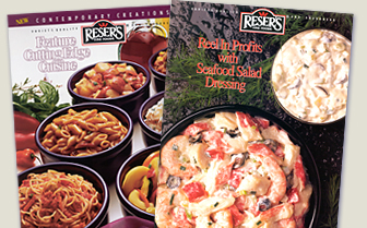 Resers Fine Foods catalog sheets